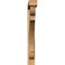 Ekena Millwork Olympic Block Smooth Bracket w/ Offset Brace, Western Red Cedar, 5 1/2"W x 46"D x 46"H BKT0604X46X46OLY05SWR - alternate 4